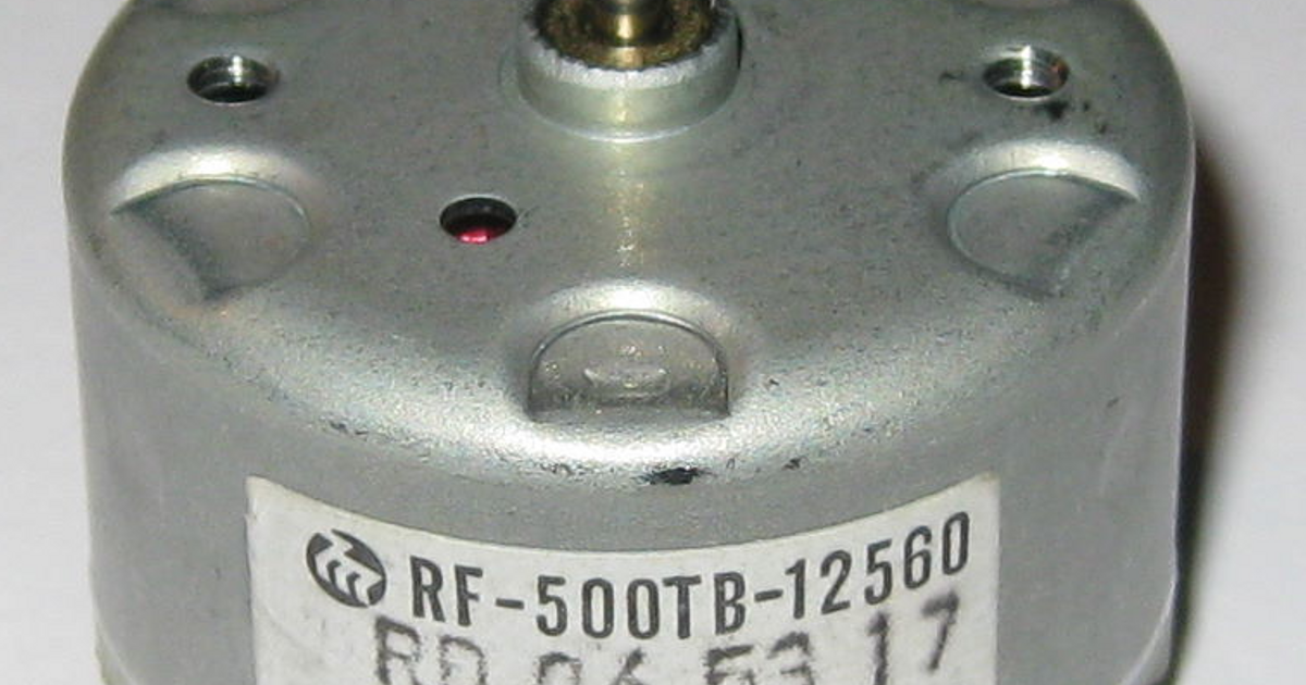 500 RPM Generator Motor — Wind Power, Solar & STEM Projects