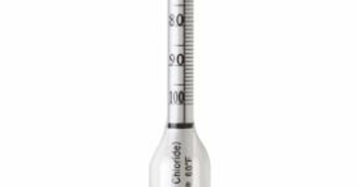 Hydromètre Stevenson Reeves S1500 – Gravité Spécifique Pour Brassage Maison Bière Vin Cidre, Double Échelle, Tube Protection