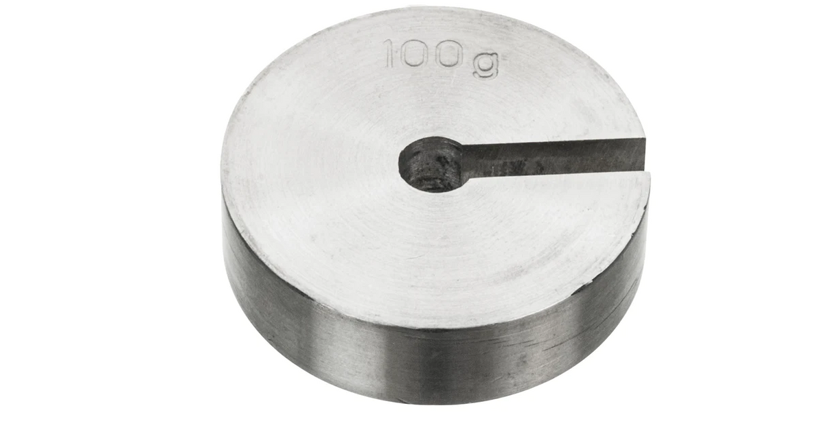 Stainless steel slotted masses