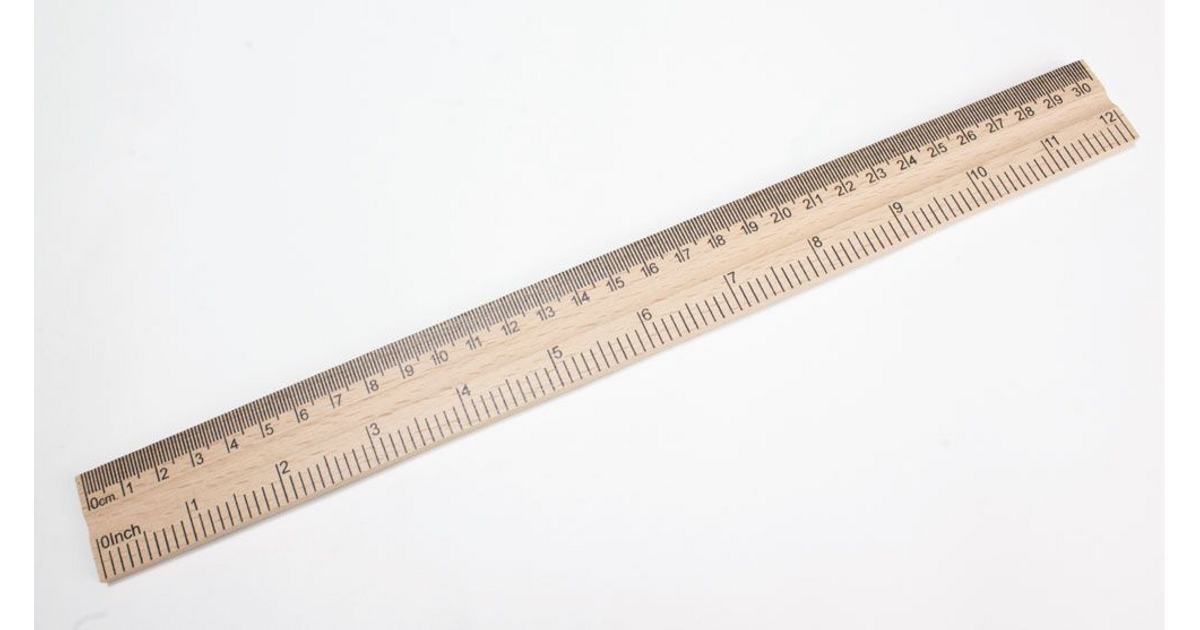 Ono Ruler Wooden Ruler 12