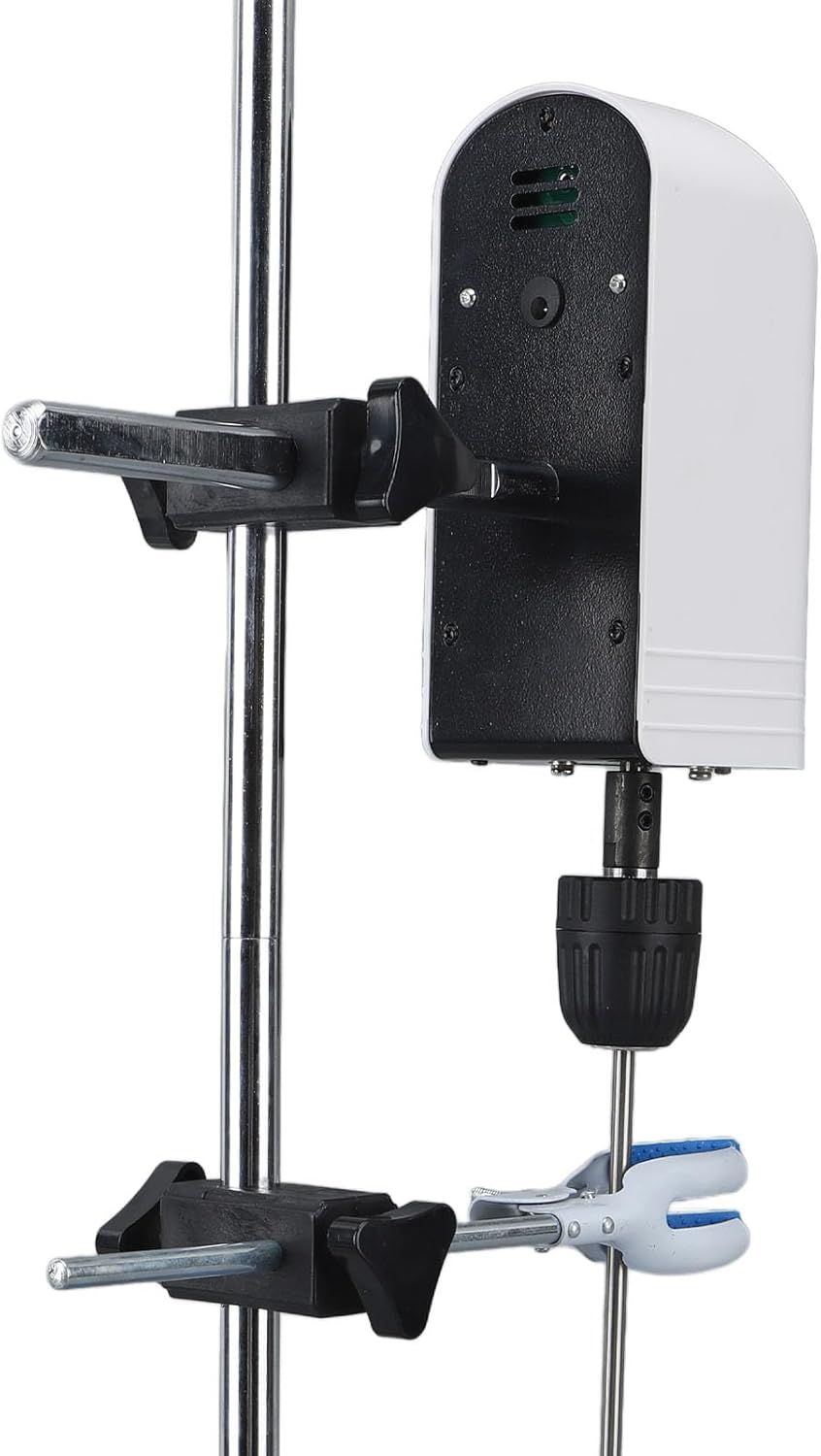 Agitateur numrique de laboratoire lectrique de 20 L, mlangeur de liquide industriel avec support et tige d'agitation, vitesse rglable de 200 3000 tr/min (prise) Agitateur numrique de laboratoire lectrique de 20 L, mlangeur de liquide industriel avec support et tige d'agitation, vitesse rglable de 200 3000 tr/min (prise)