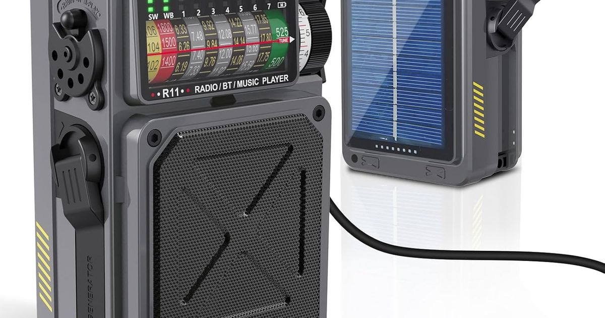 Portable Shortwave Radio - Emgykit 4000mAh AM/FM/WB/SW Shortwave Radio ...