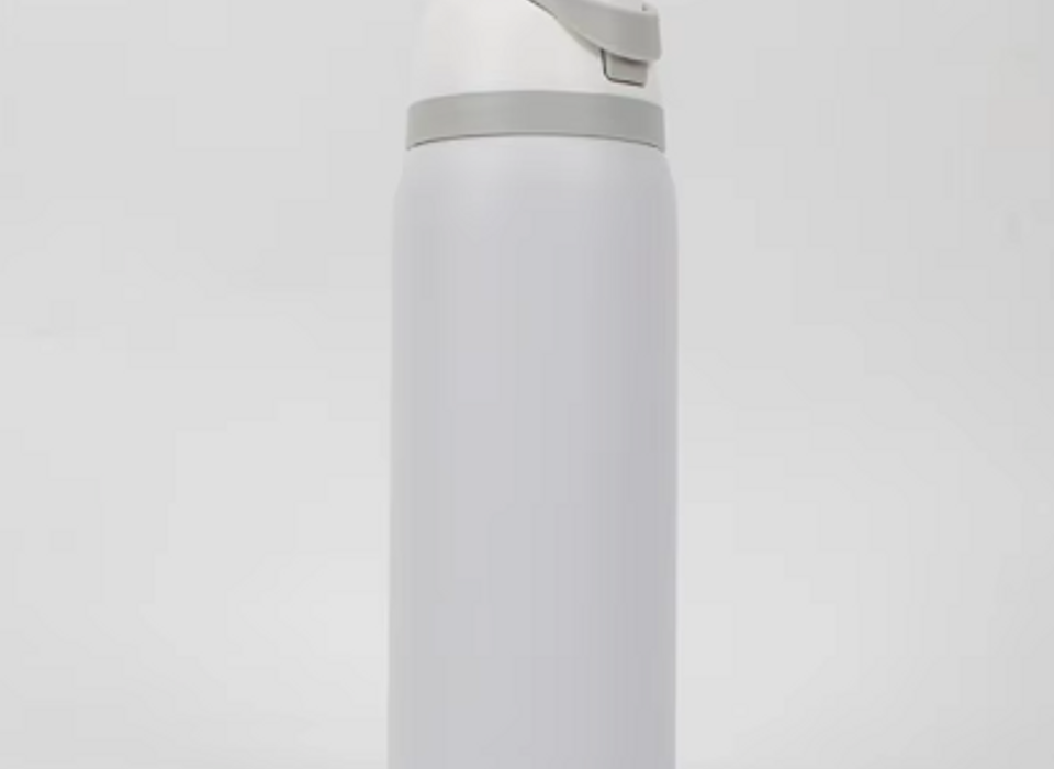Gourde Isotherme 32oz Abotocup – Acier Inoxydable – 2 Couvercles (paille Et Bec) – NEUF