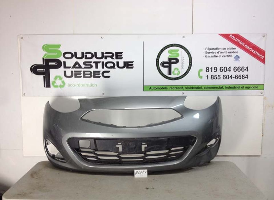 Pare-choc Avant Pour Nissan Micra 2 Phase 3 - Référence 6202273B40 - Occasion En État Correct - Couleur Blanc