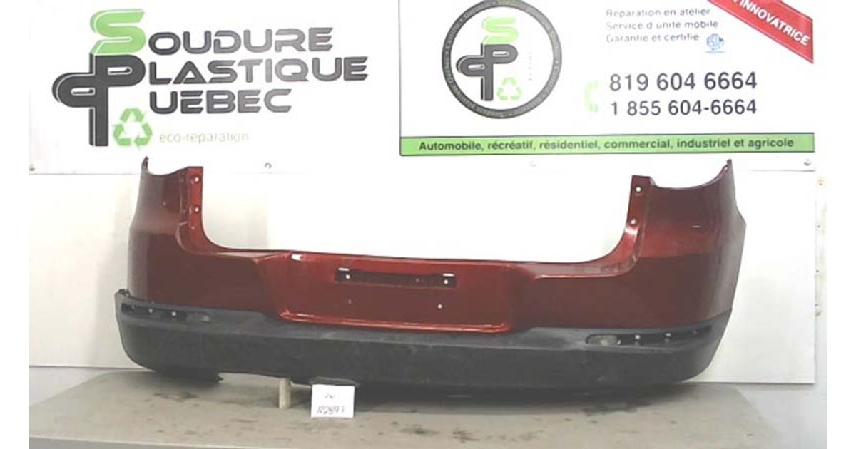 PARE-CHOCS ARRIÈRE VOLKSWAGEN TIGUAN 2012 ROUGE 102897