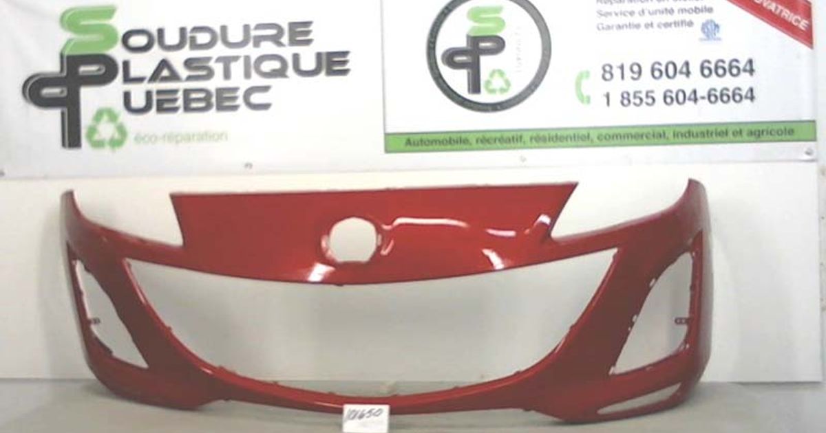 Cache Pare-chocs Avant Pour Mazda 3 (2014-2019) - Plastique, Couleur Noire, Référence BHN1-50-A11-BB - Installation Clipser