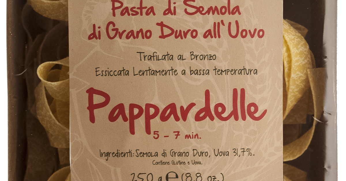 RUSTICHELLA D'ABRUZZO EGG PAPPARDELLE 250G