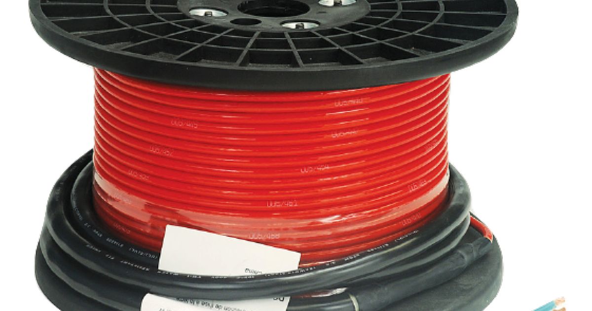 FLOOR HEATING WarmAll Concrete Slab Heating Cable