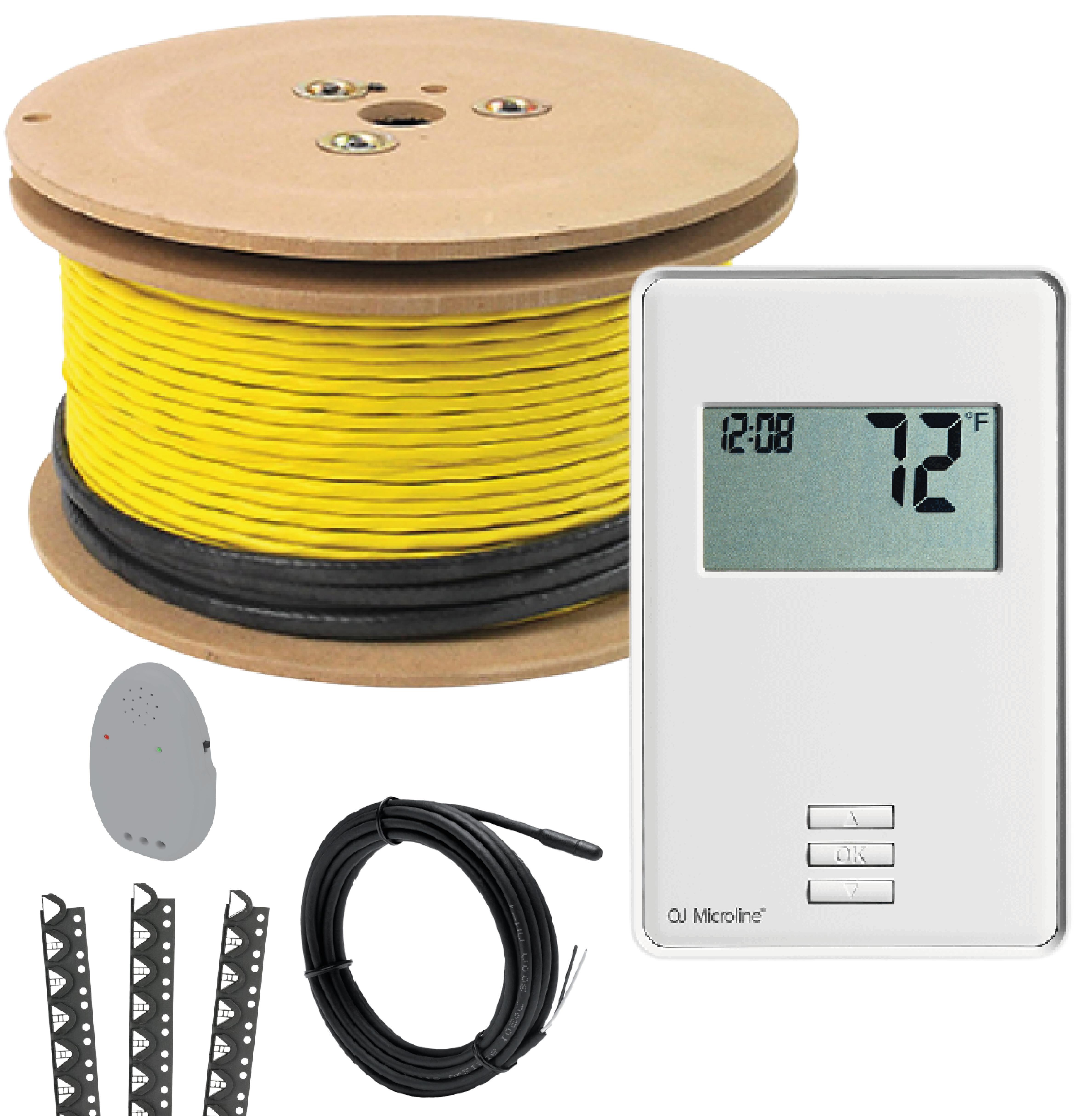 WarmAll 240 Volts UTN4 Floor Heating kit With Floor Guides Ships