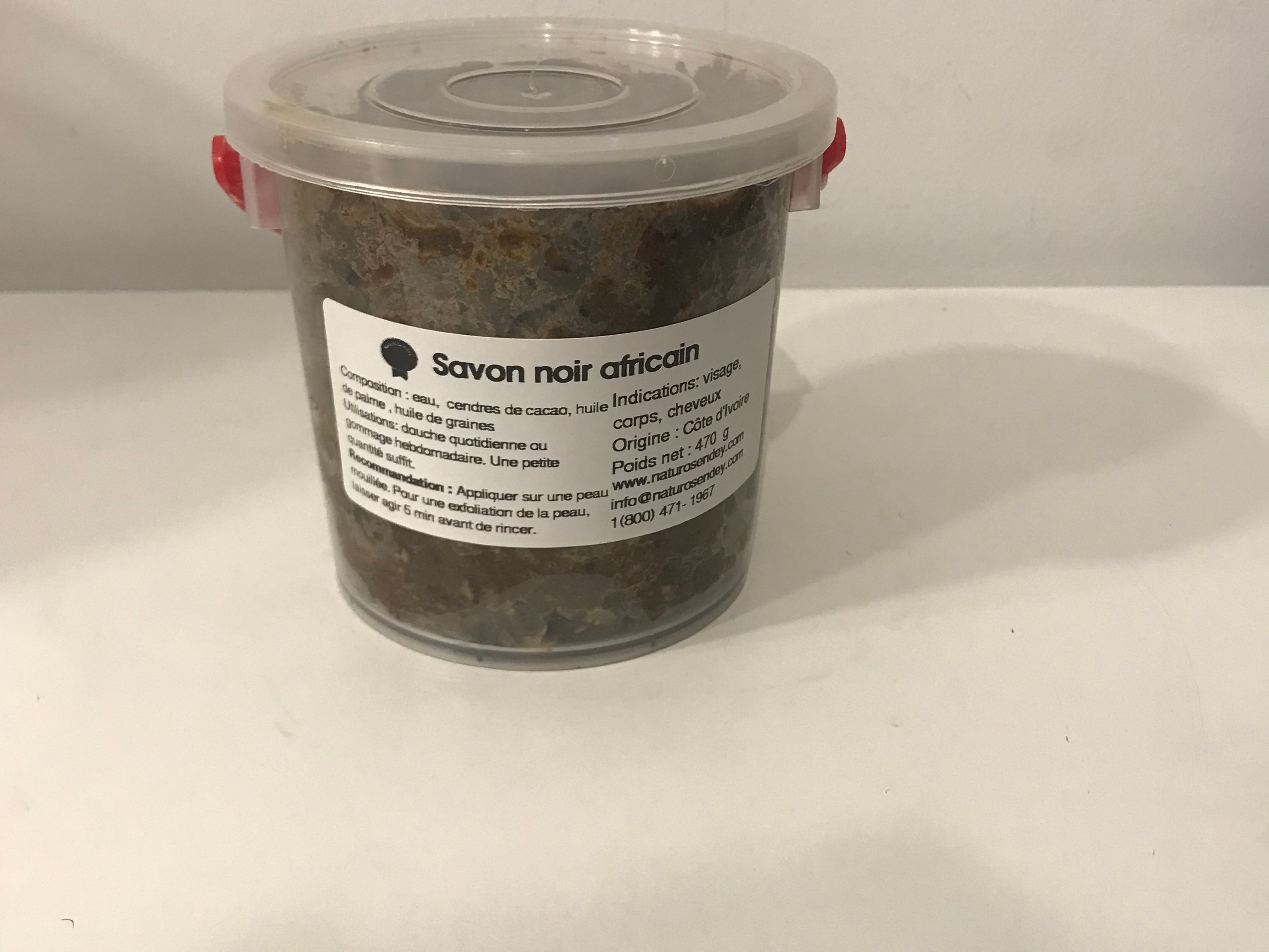 Savon Noir Brut Africain – 100% Naturel Au Beurre De Karité – Peau Sèche