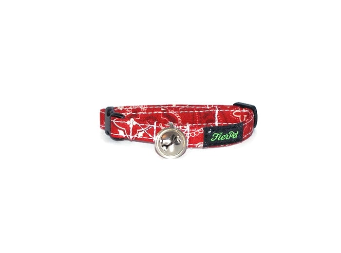 Paisley cat outlet collar