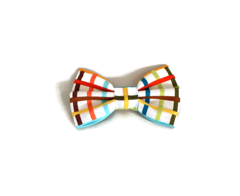 Rainbow dog clearance bow tie