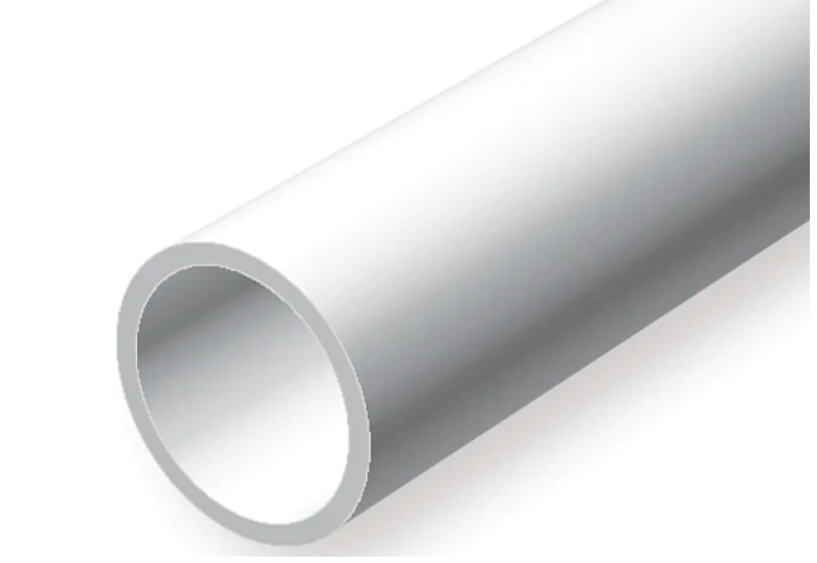 Tubes Ronds En Polystyrène Blanc – Lot De 4, Longueur 60 Cm, Diamètre 8.3 Mm, Pour Modélisme Et Créations DIY - 3