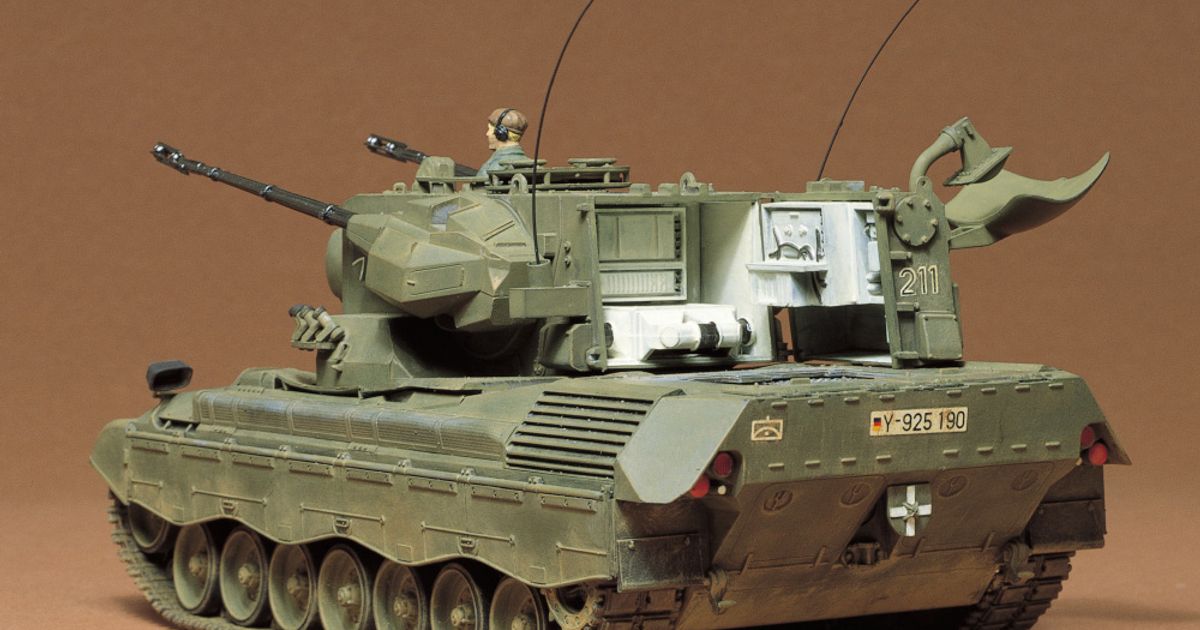 TAMIYA 35099 West German Flakpanzer Gepard 1/35