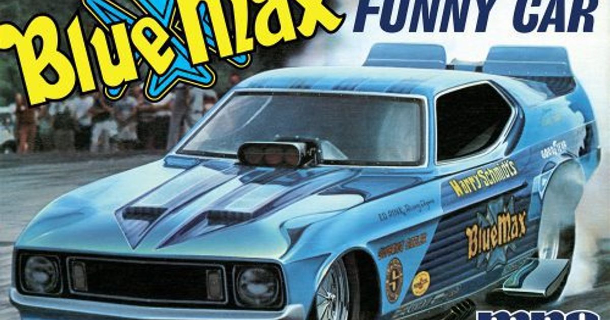 MPC BLUE MAX LONG NOSE MUSTANG FUNNY CAR 125