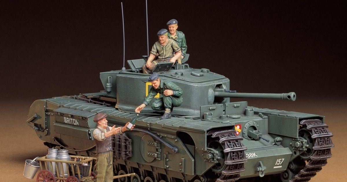 Maquette Plastique 1/35 Tamiya 35210 - Char D'infanterie Britannique Churchill Mk.VII (A22) - À Monter