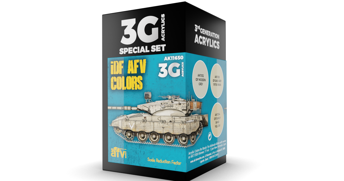  AK Interactive 3G IDF AFV Color Combos - Plastic Modelling  Paints & Accessories, Item # AK-11650 : Arts, Crafts & Sewing