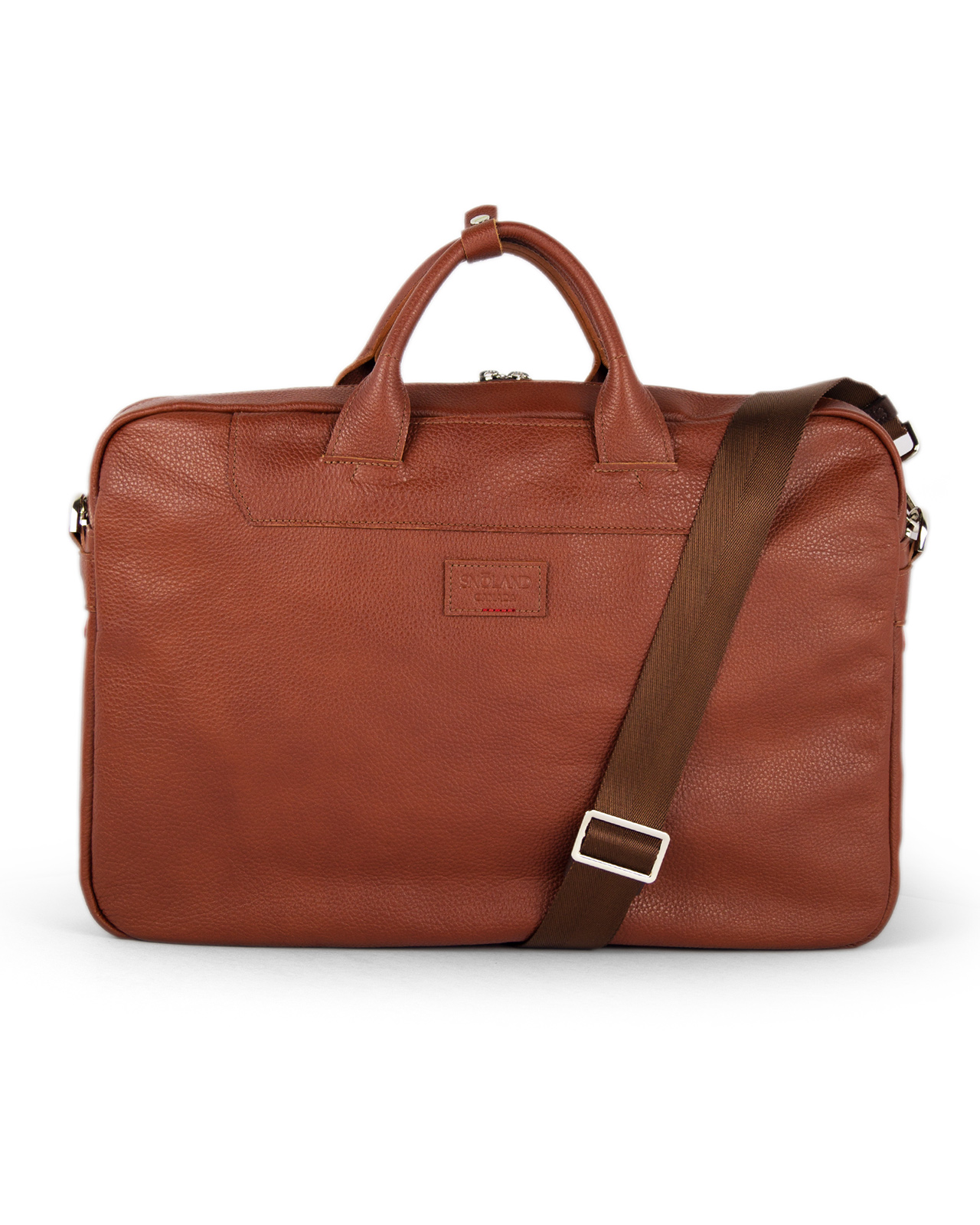 Leather briefcase made in Quebec Canada | SNOLAND