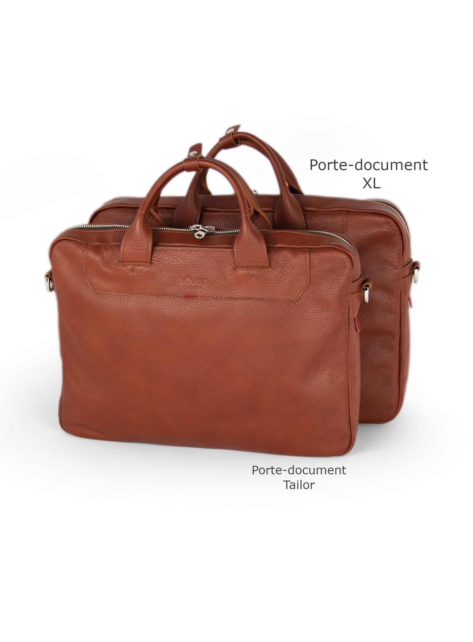 Leather briefcase made in Quebec Canada | SNOLAND