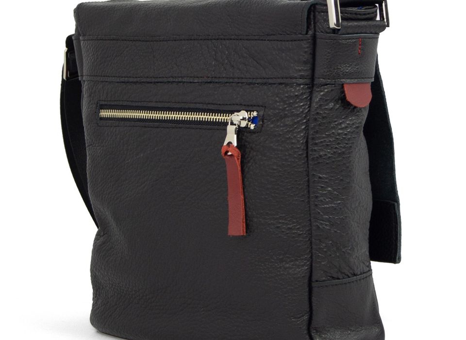 Sac à Bandoulière En Cuir Véritable Pour Homme WESTAL - Noir - Neuf Avec étiquettes