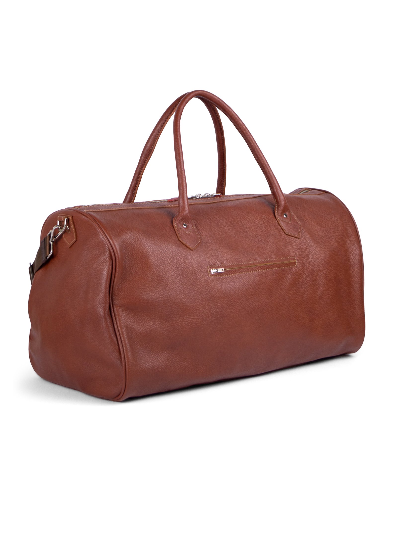 Sac de voyage style duffle en cuir fait au Canada SNOLAND