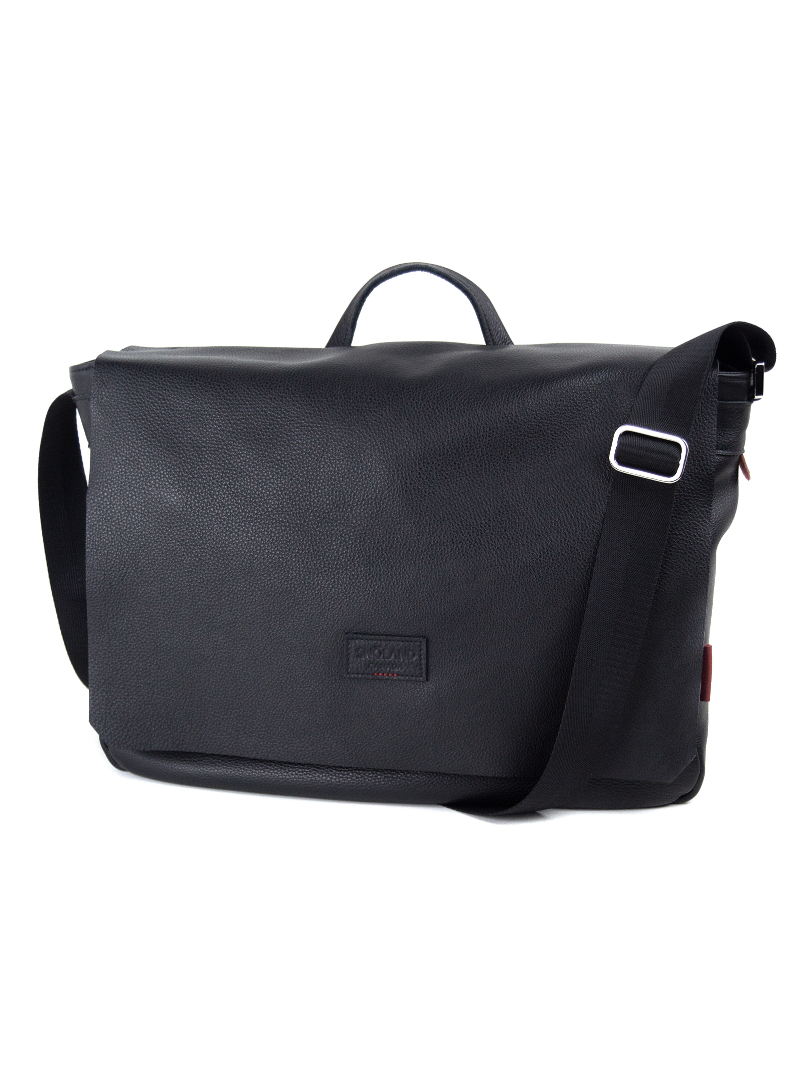 Leather Messenger Bag | Made in Quebec | SNOLAND Canada
