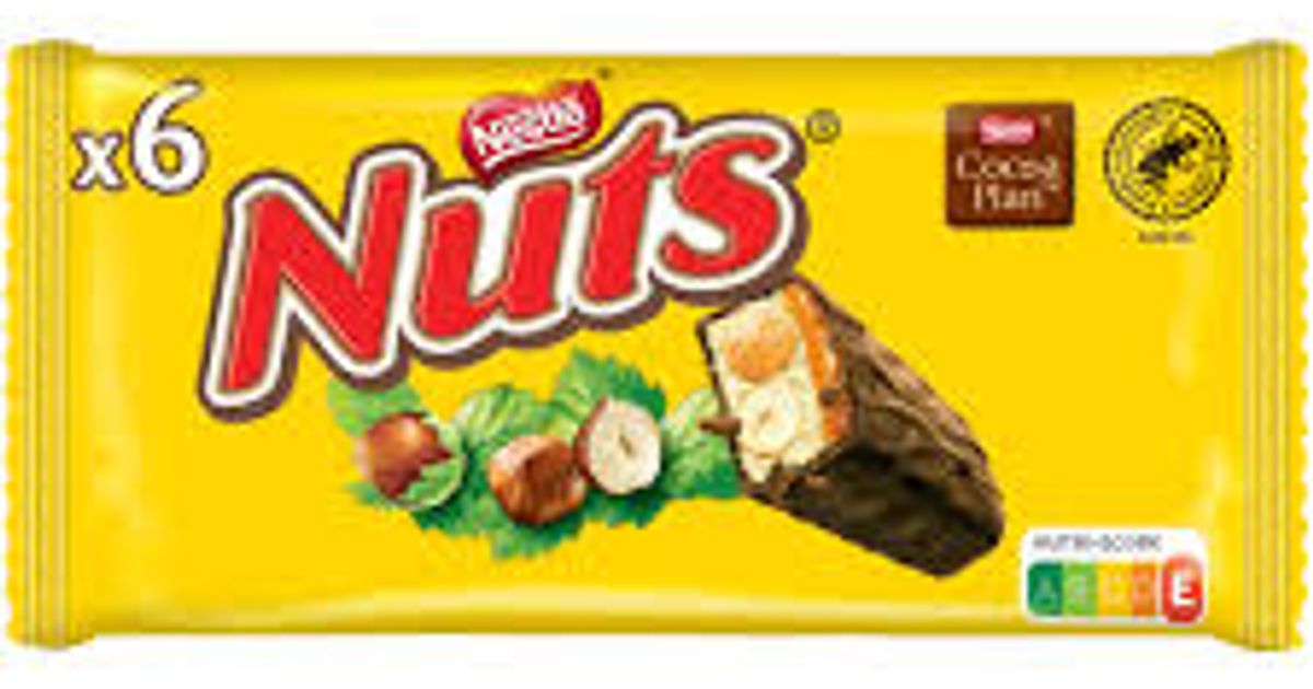 Nuts NESTLE barre chocolatée