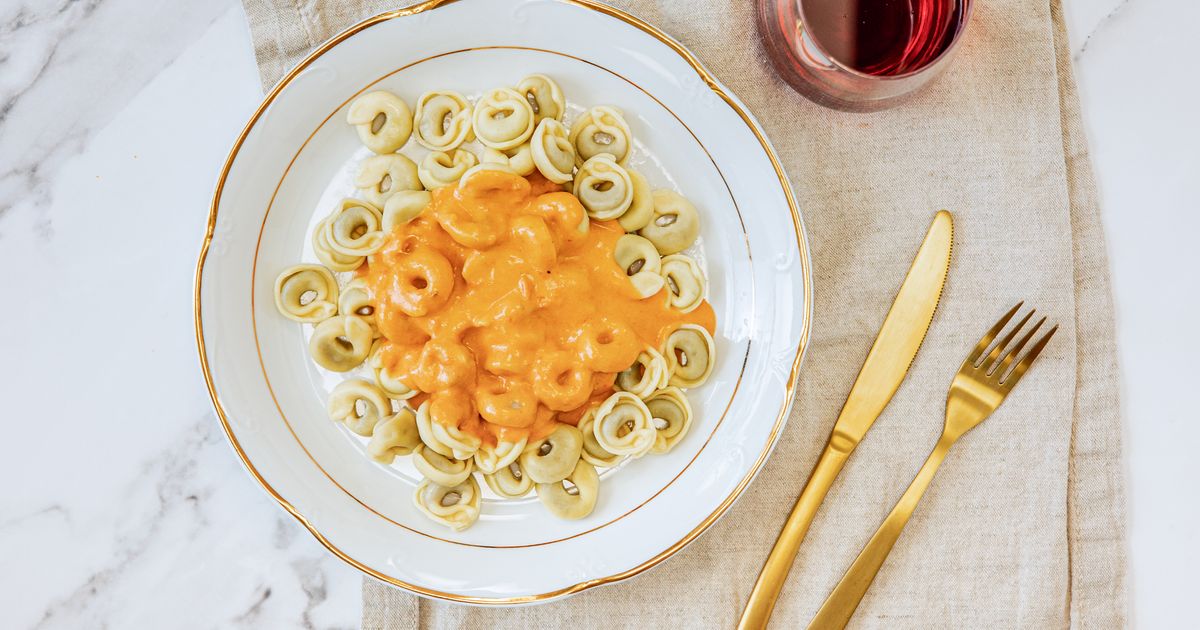 Tortellini à la viande avec sauce Gigi