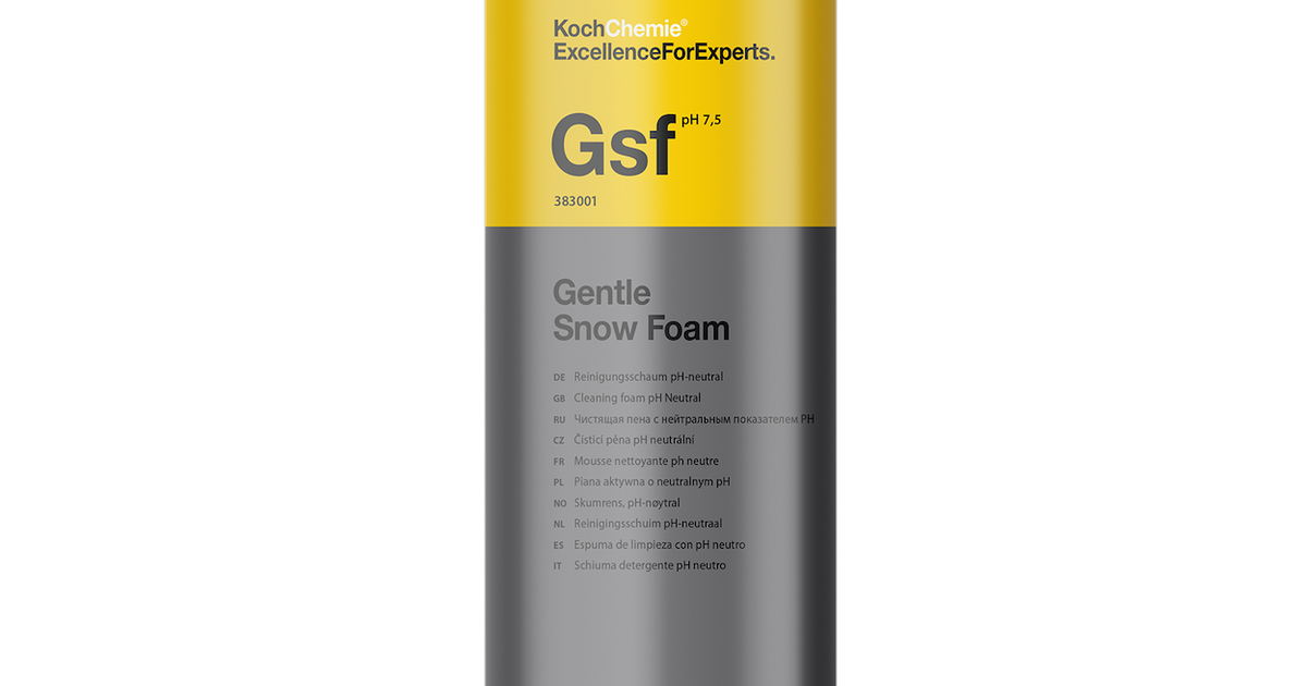 Koch Chemie Gentle Snow Foam : shampoing voiture bien moussant