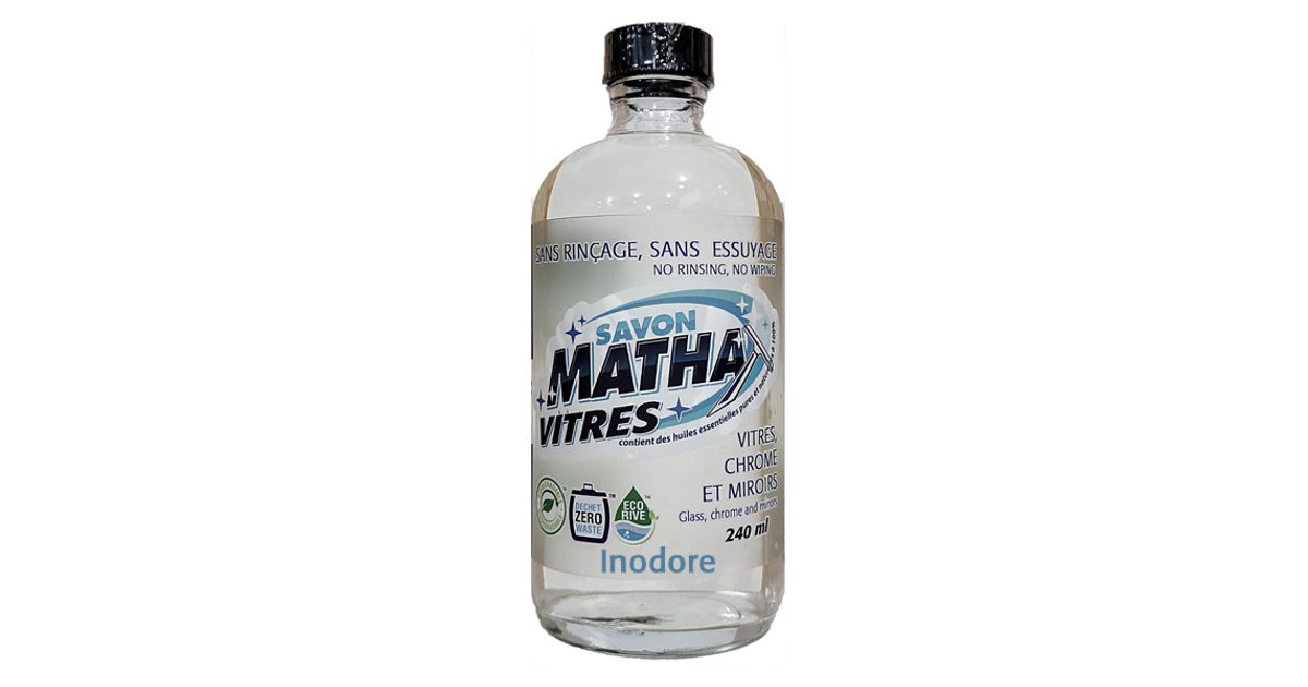 Savon Matha pour les vitres inodore Savon Matha pour les vitres inodore