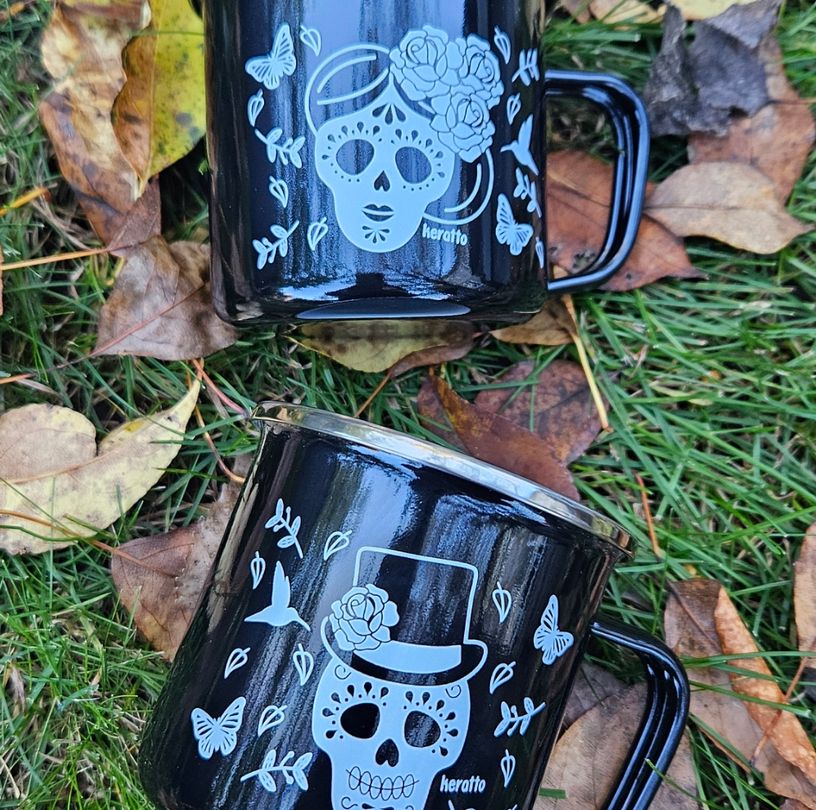 Catrines Enamel Mugs