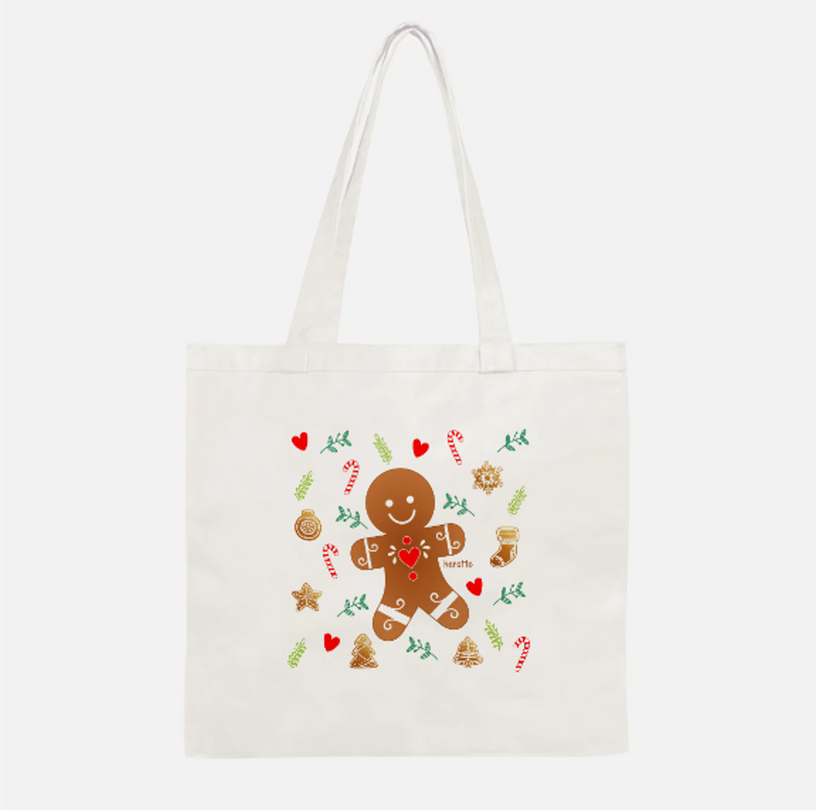 tote bag - gingerbread