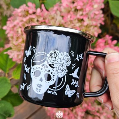 Catrina Enamel Mug