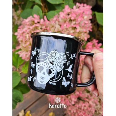 Catrina Enamel Mug