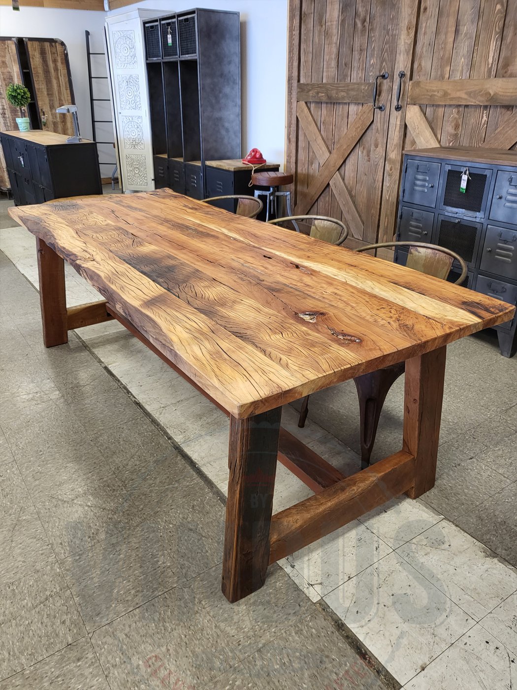 Neem wood store dining table