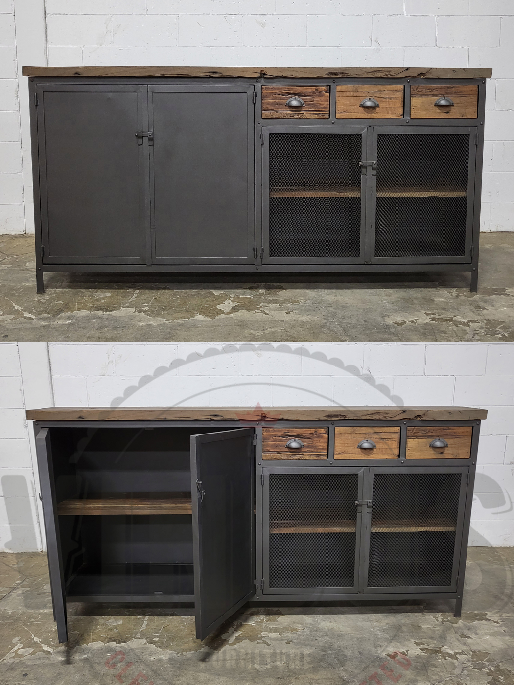 Retro industrial deals sideboard