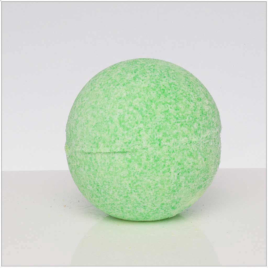 green tea bath bomb