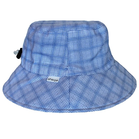 light blue bucket hat with string