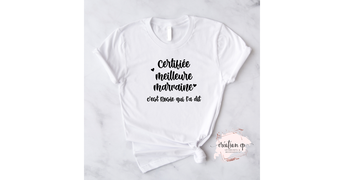 Chandail marraine sales