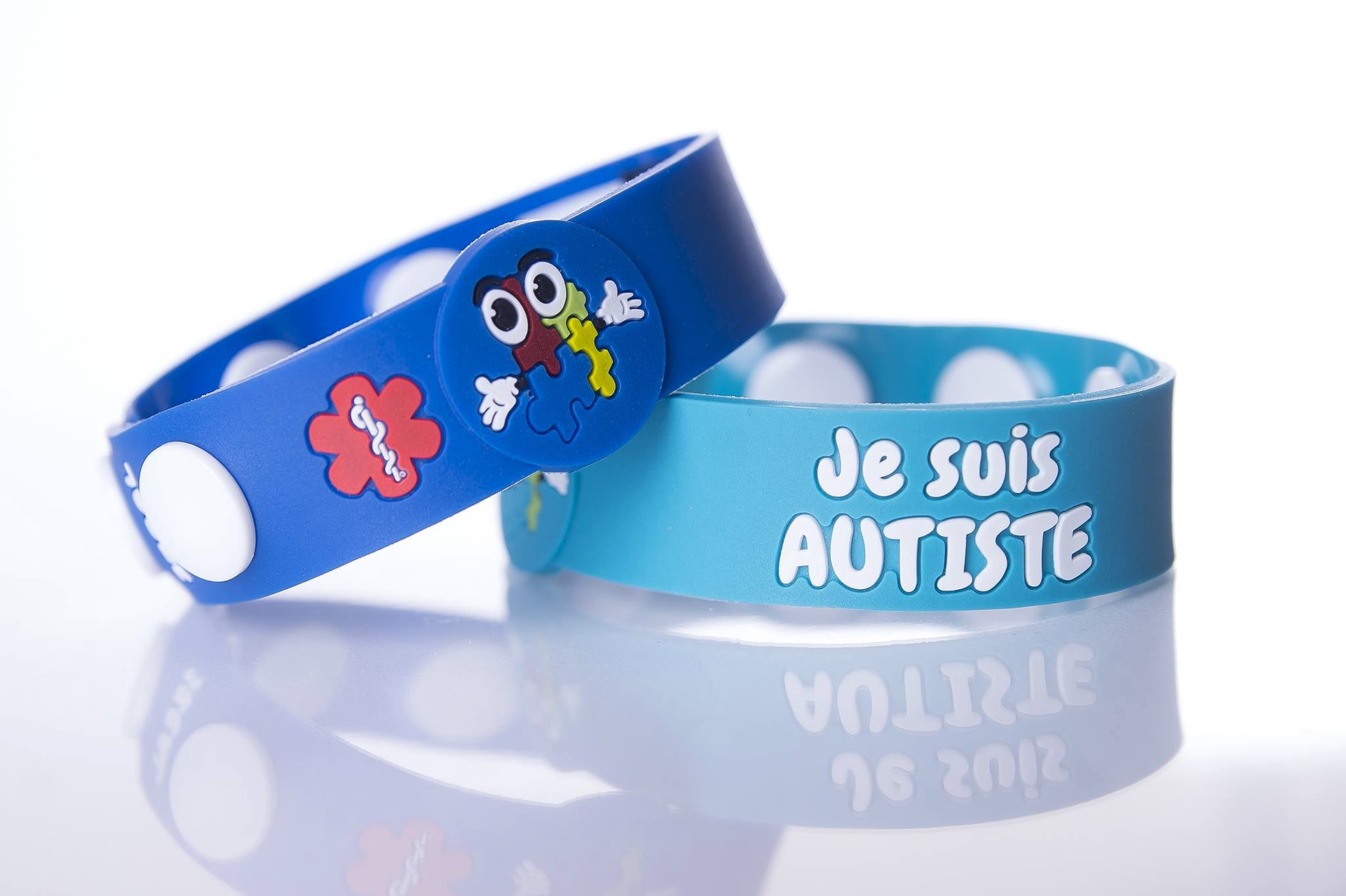 Autism Awareness Bracelet, Autism Beaded Leather Bracelet, Suppor | aftcra
