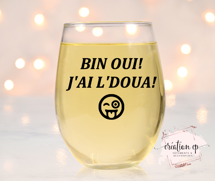 Collant Bin oui! j'ai l'doua!