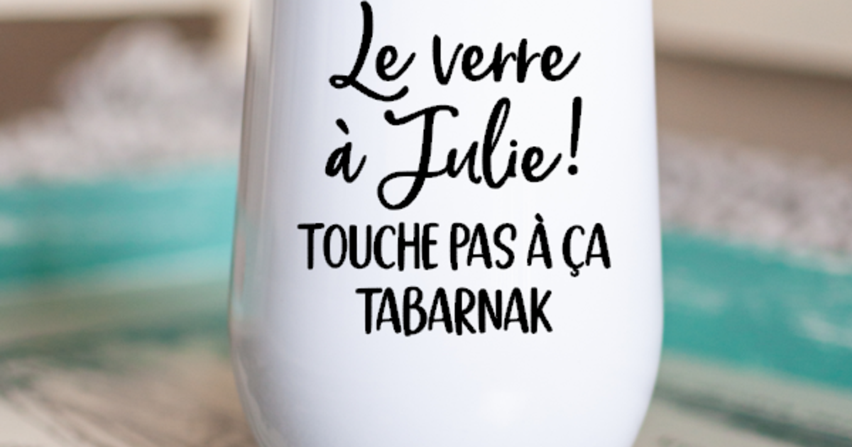 Thermos - Le verre à (Personnalisable) – laboutiqueqc