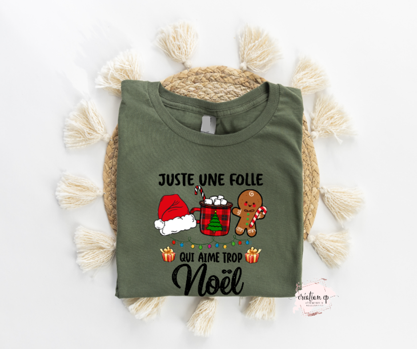 Chandail top noel femme