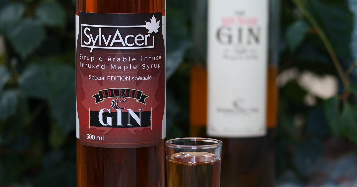 MapleCure Maple Syrup Infused with Rhubarb Gin