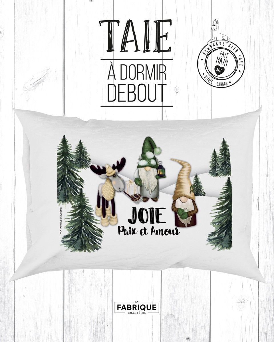 Pillow Joie Paix Amour