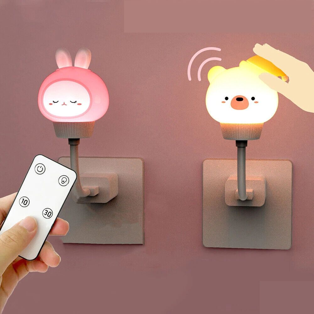 Jolie veilleuse USB à LED pour bébé et enfant, design de dessin animé,  décoration de chambre à coucher, lampe de chevet, cadeau de nouvel an 2022  - AliExpress