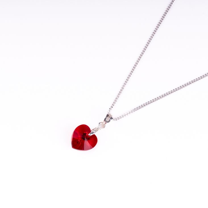 Collier Coeur rouge de cristal Swarovski - Murano Murano