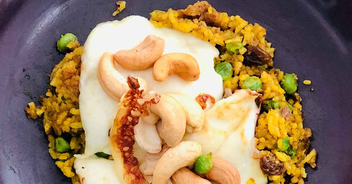 Indian rice with Golden Milk Chaï
