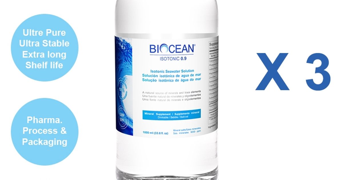 BIOCEAN ISOTONIC 0.9®, Pure Marine Plasma®, -10% Special