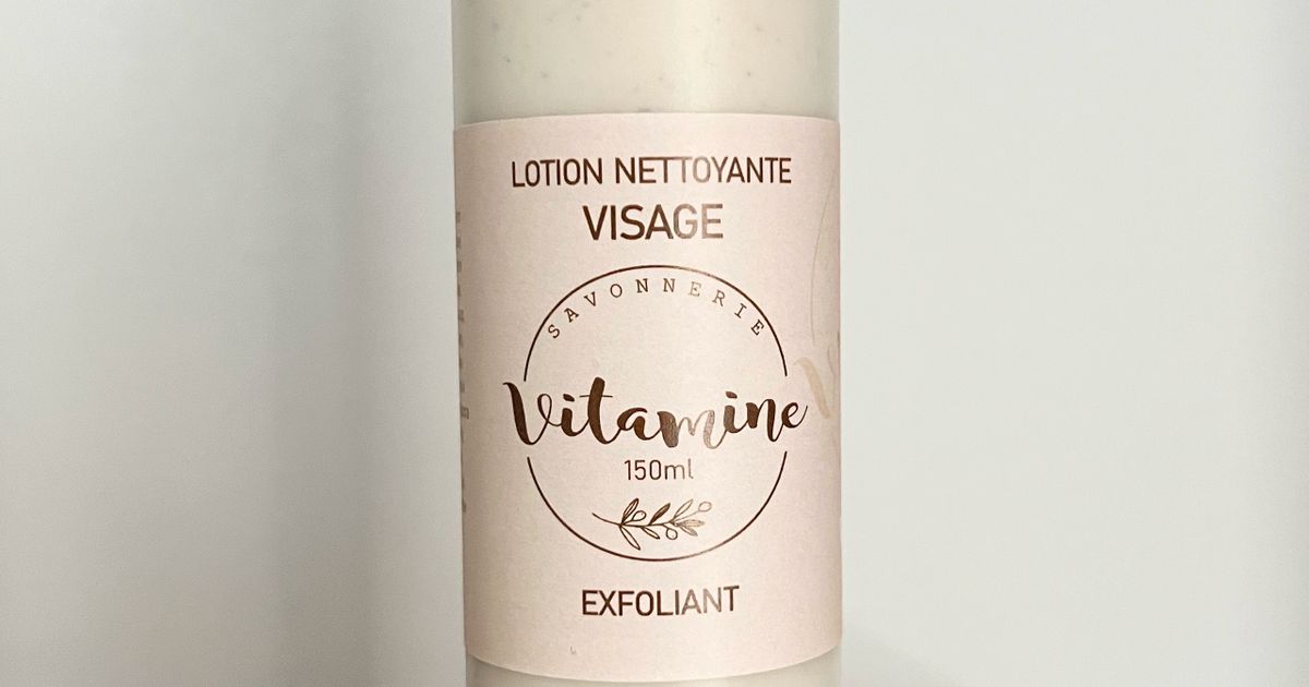 Lotion exfoliante visage